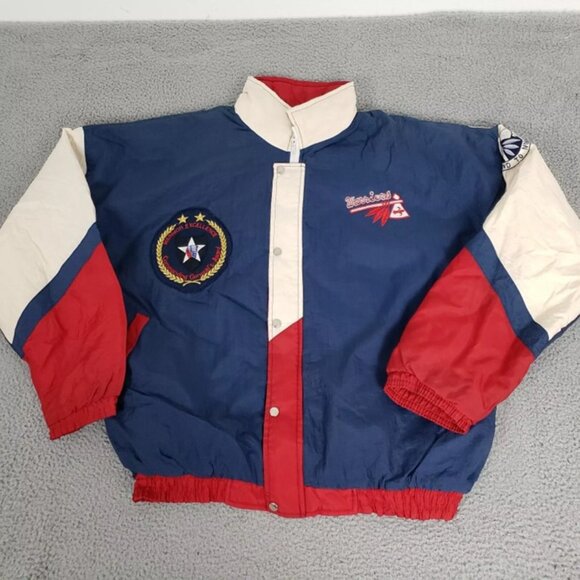 Vintage US Military Jacket , Army 2nd Infantry Division Puffer, Men's XL - Picture 3 of 14